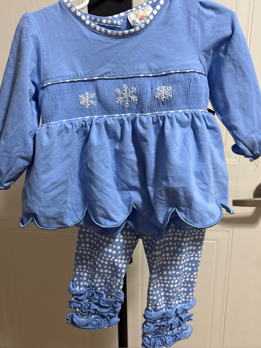 Children's Blue Snowflake Matching Set - Brand: